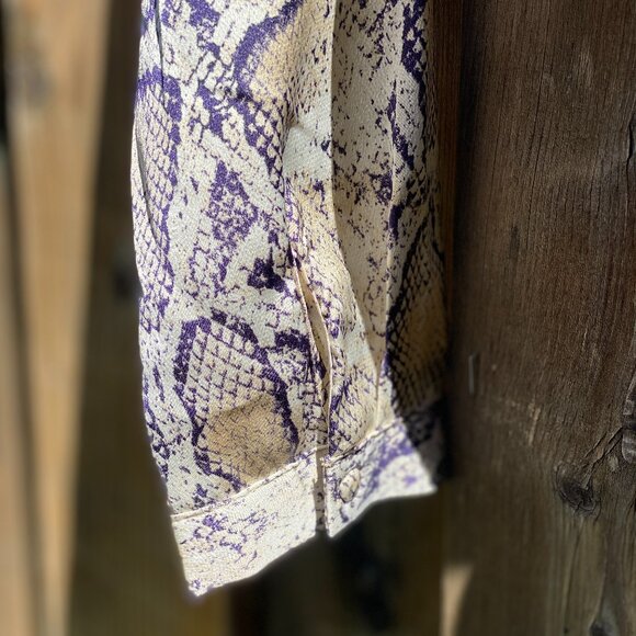 Idem / Idtto Snake Print Blouse – Size M - Picture 5 of 12